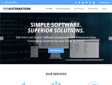 Tablet Screenshot of p2automation.com